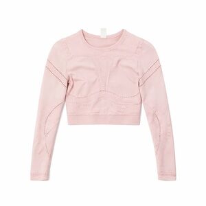 Fabletics Light Pink Textured Knit Top